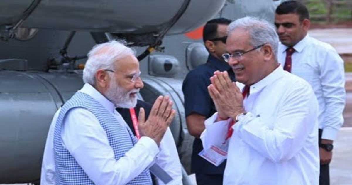 narendra modi and bupesh baghel