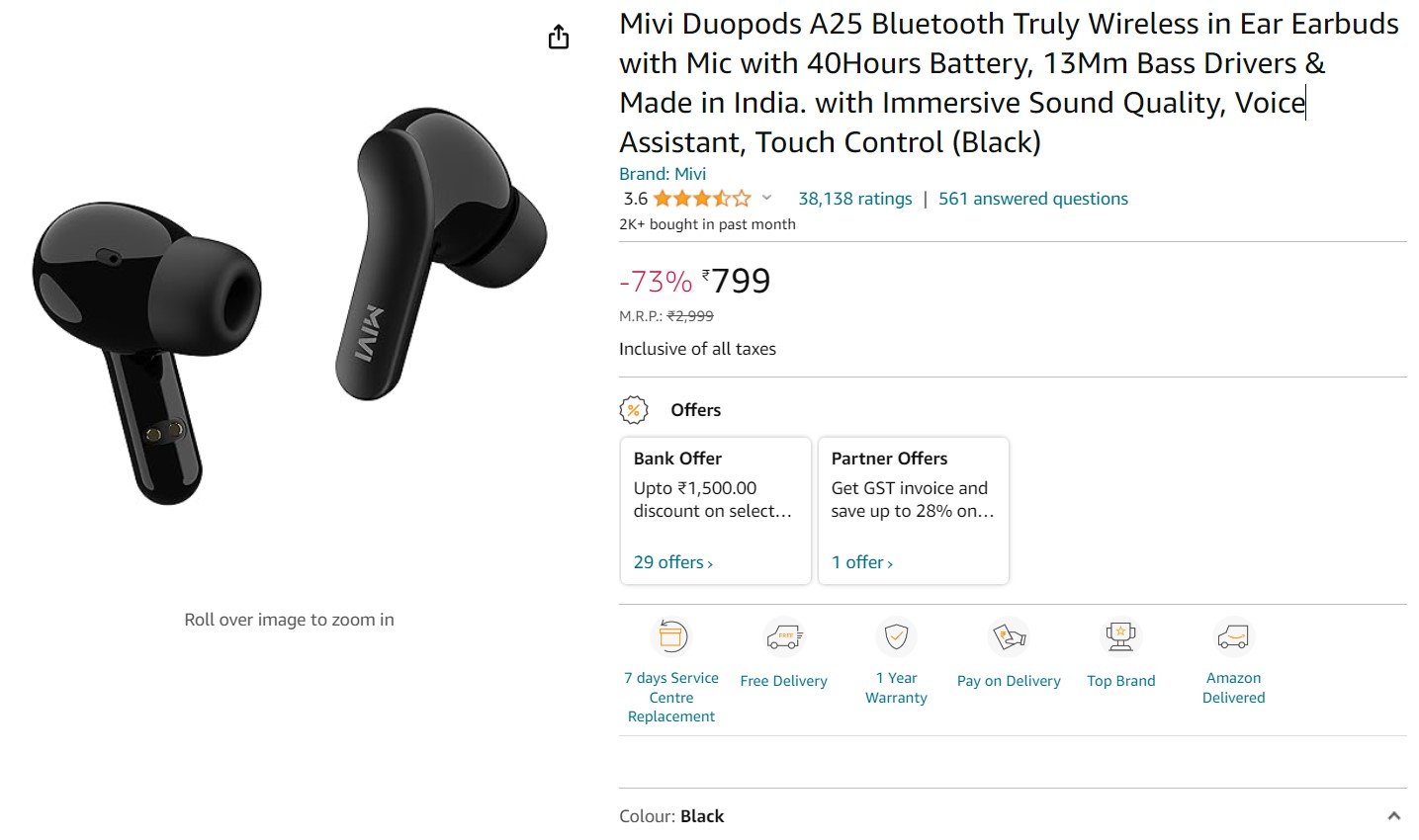 Mivi Duopods A25