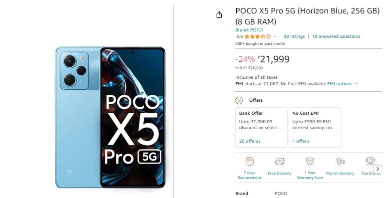 Poco X5 Pro 5G