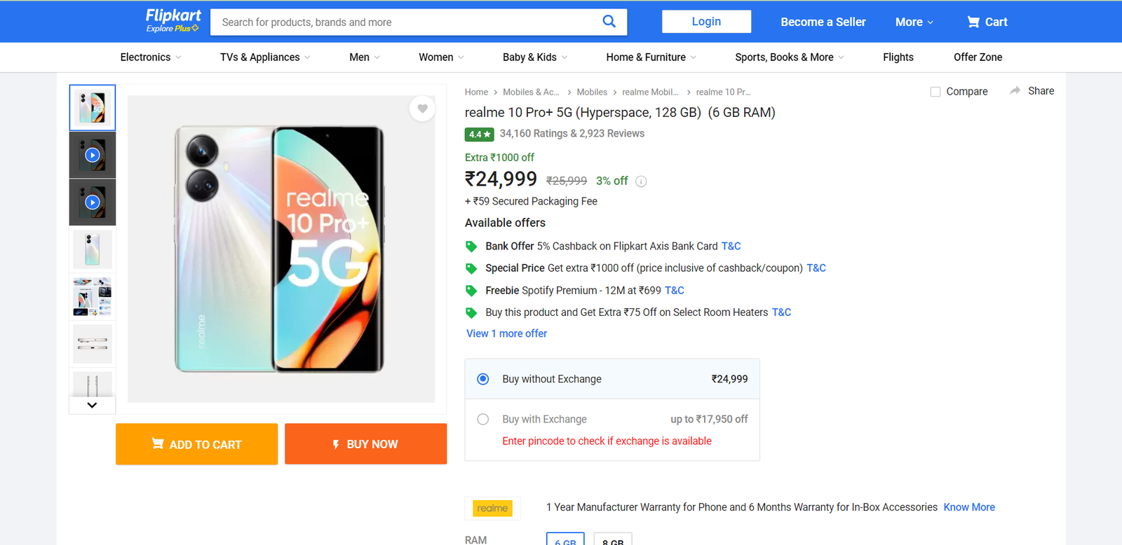 realme 10 Pro+ 5G