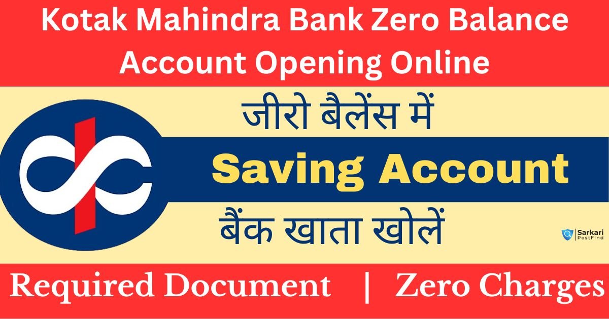 kotak mahindra bank account opening