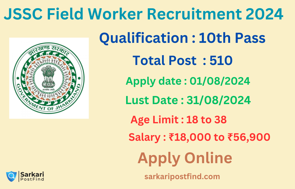 JSSC Field Worker Recruitment