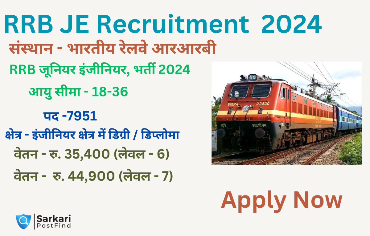 RRB Junior Engineer Recruitment