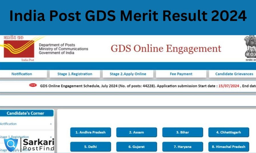 India Post GDS Result 2024