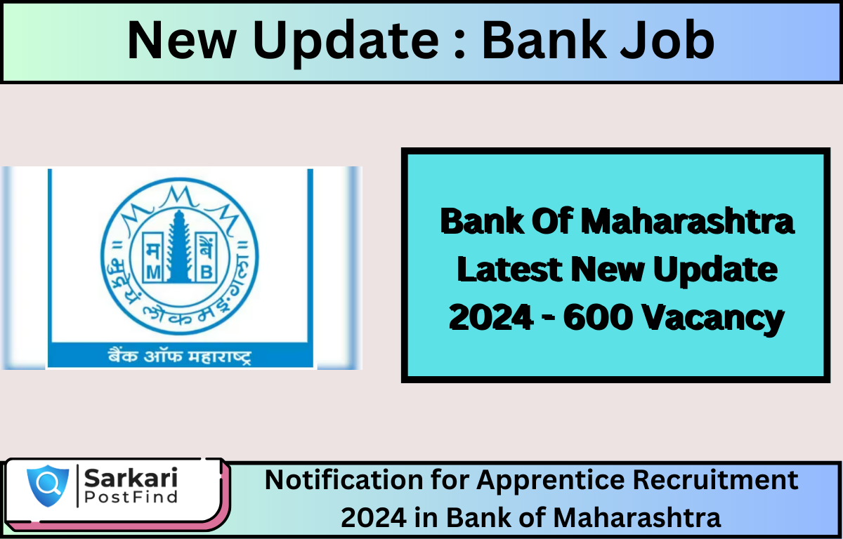 Bank Of Maharashtra New Update